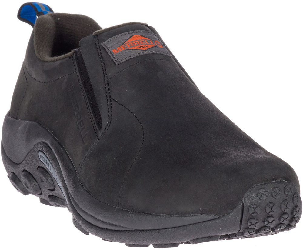 Zapatos De Seguridad Hombre - Merrell Jungle Moc Cuero Sr - Negras - ZNRM-75213